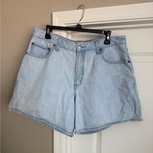 Abercrombie & Fitch Light Blue Denim Shorts